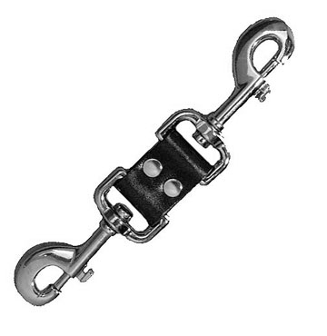 Leather 2 way hog ties. (Set of 4) Made from genuine leather and solid metal connectors - Not Very Vanilla