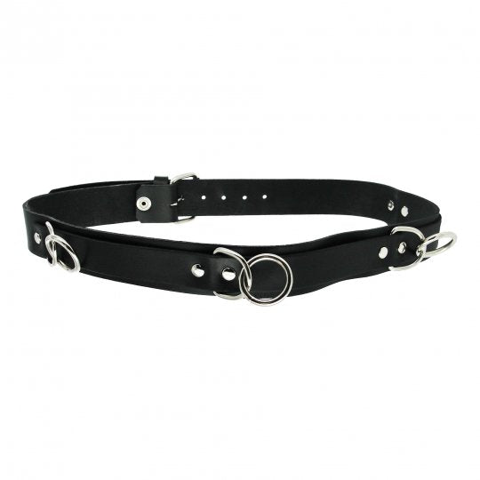 Strict Leather Punk Bondage Belt - Not Very Vanilla