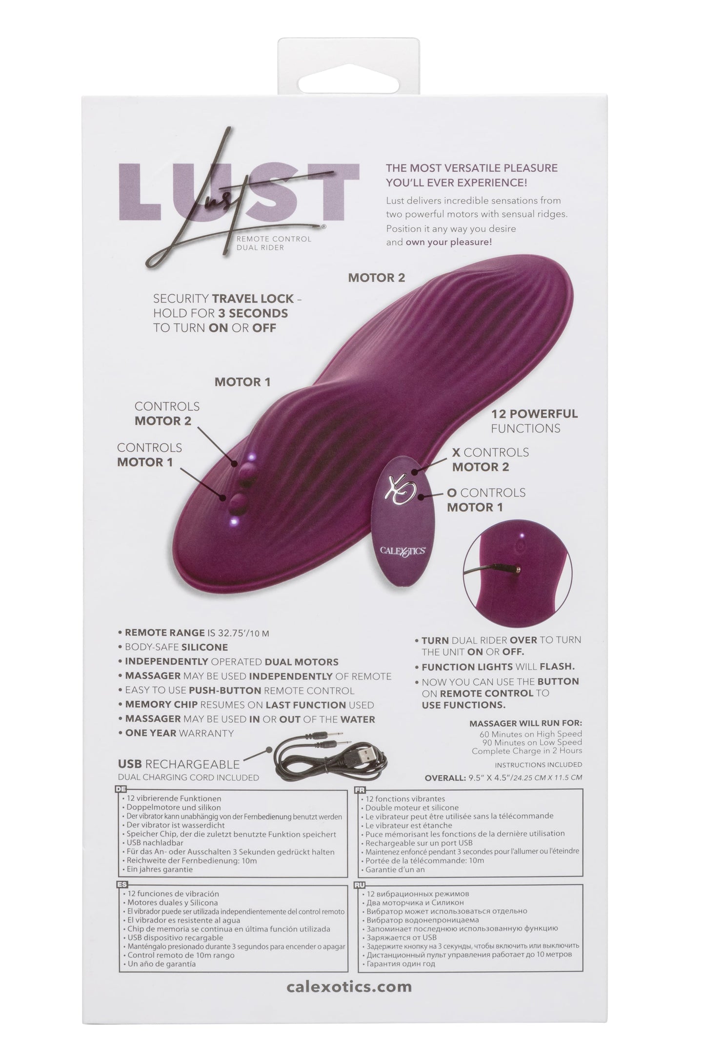 Lust Remote Control Dual Rider - Not Very Vanilla