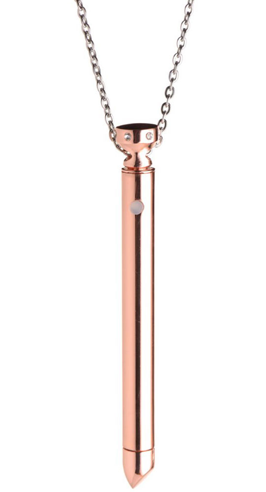 7x Vibrating Necklace - Rose Gold - Not Very Vanilla