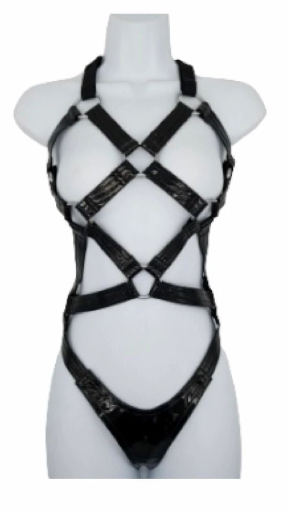 Woman's Full-body PVC Body Harness - Special order - Not Very Vanilla