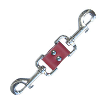 Leather 2 way hog ties. (Set of 2) Made from genuine leather and solid metal connectors - Not Very Vanilla