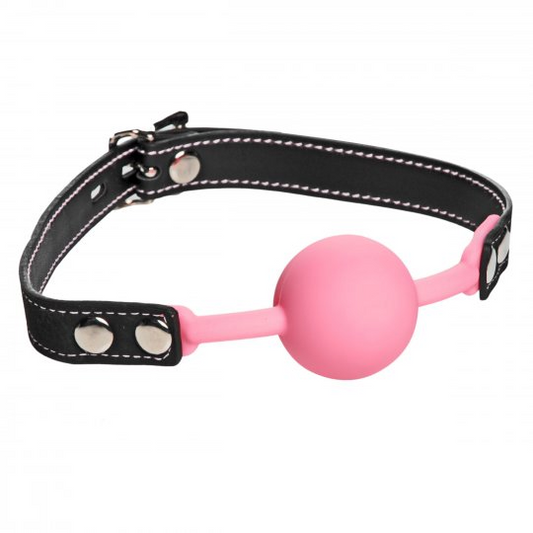 Glow Gag Glow in the Dark Silicone Ball Gag - Not Very Vanilla