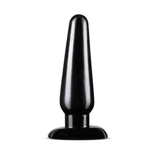 Anal Adventures - Basic Anal Plug - Large - Black - Not Very Vanilla