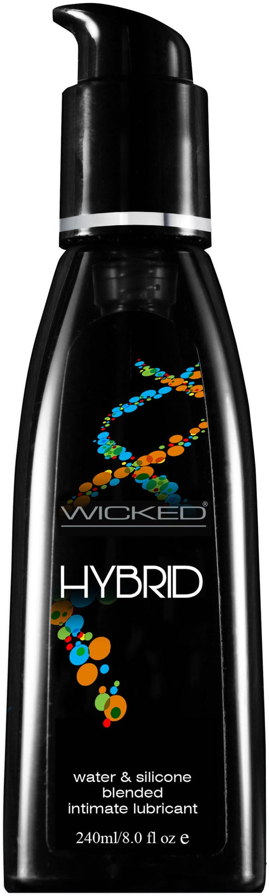 Wicked Hybrid Water & Silicone Lubricant 8.0 Oz - Not Very Vanilla