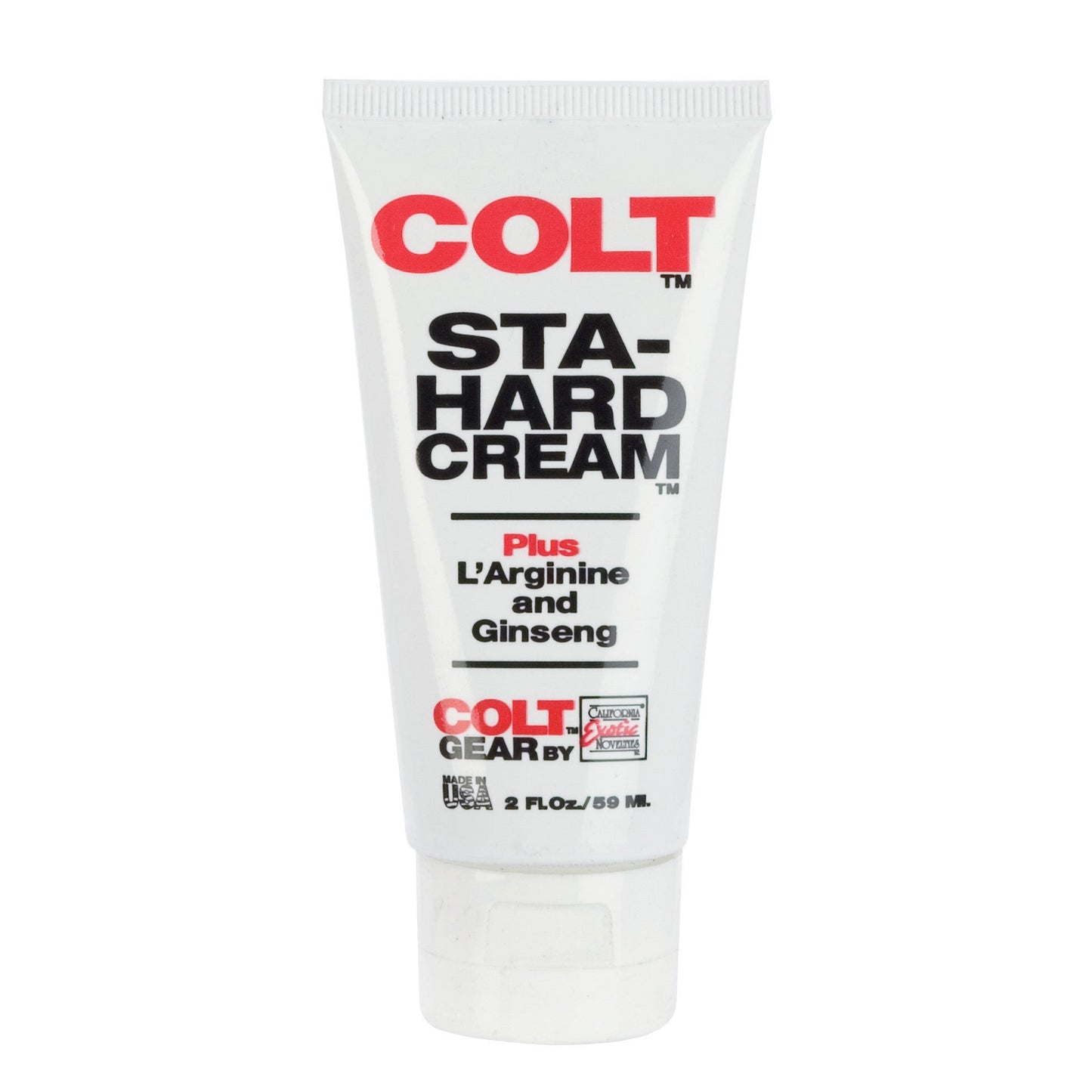 Colt Sta-Hard Cream - 2 Fl. Oz. - Bulk - Not Very Vanilla