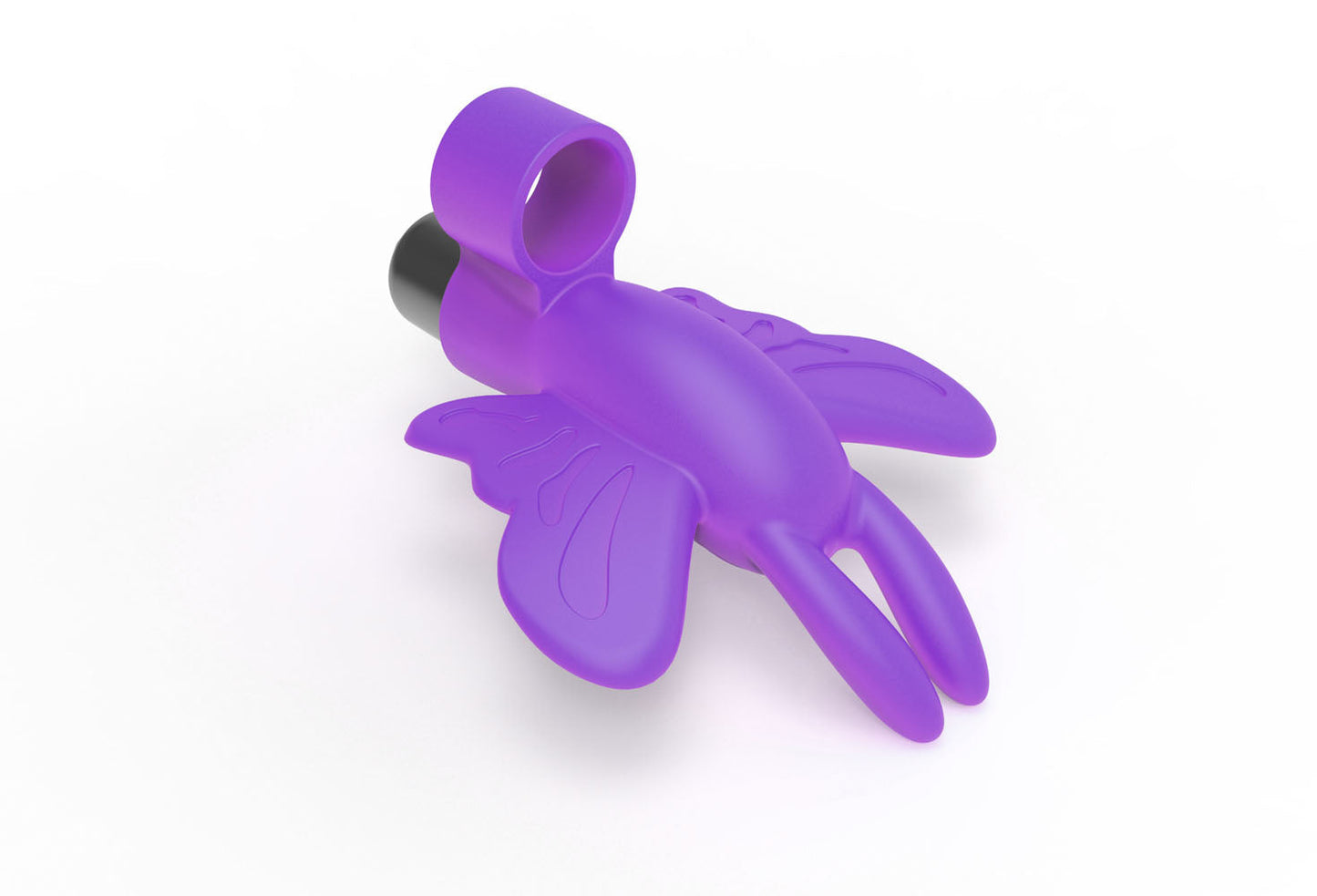 The 9's Flirt Finger Butterfly Finger Vibrator - Purple - Not Very Vanilla