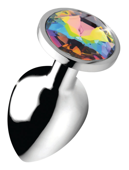 Rainbow Prism Gem Anal Plug - Large - Not Very Vanilla