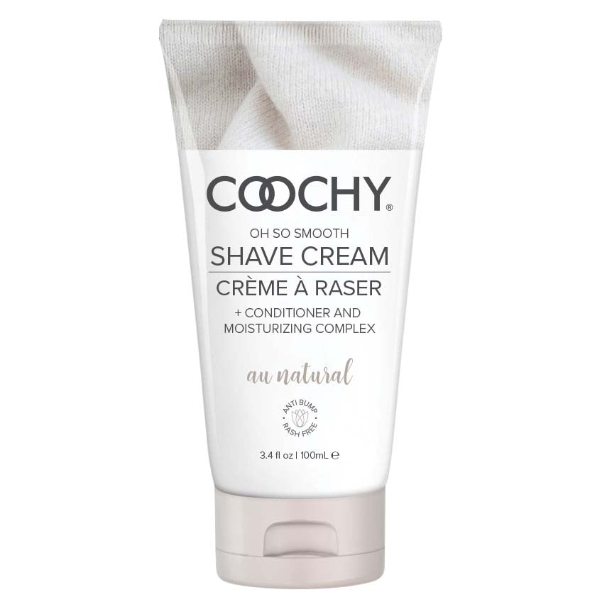 Coochy Shave Cream - Au Natural - 3.4 Oz - Not Very Vanilla