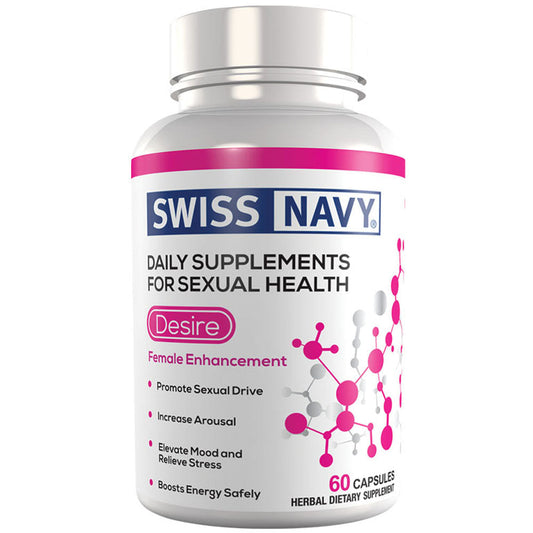 Swiss Navy Desire Female Enhancement - 60 Ct - Not Very Vanilla