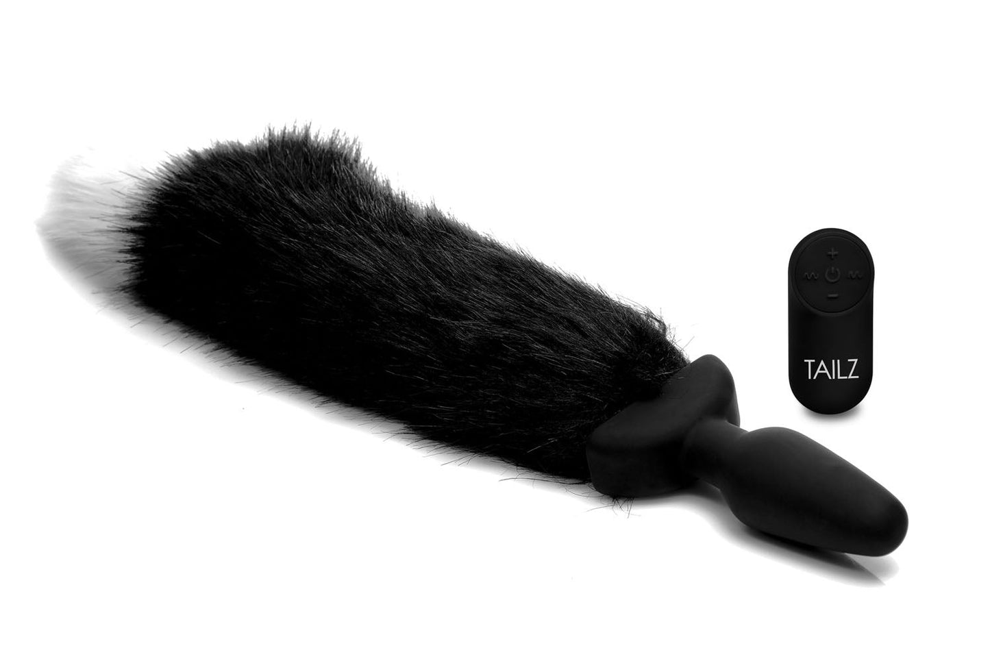 Waggerz Moving and Vibrating Fox Tail Anal Plug - Not Very Vanilla