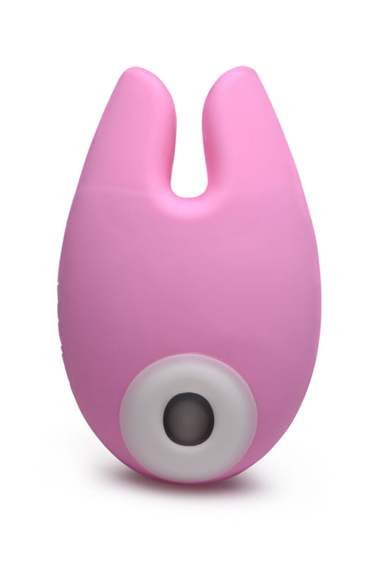 Sucky Bunny Silicone Clitoral Stimulator - Pink - Not Very Vanilla