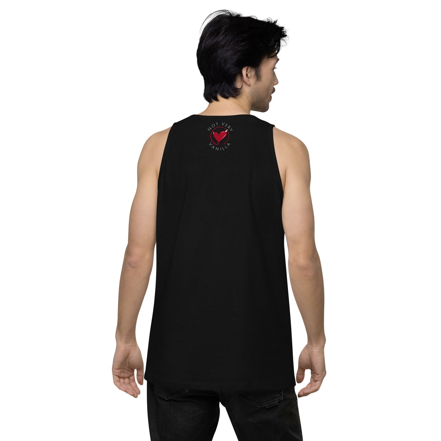 Love, Sex and Handcuffs - Men’s premium tank top - Not Very Vanilla