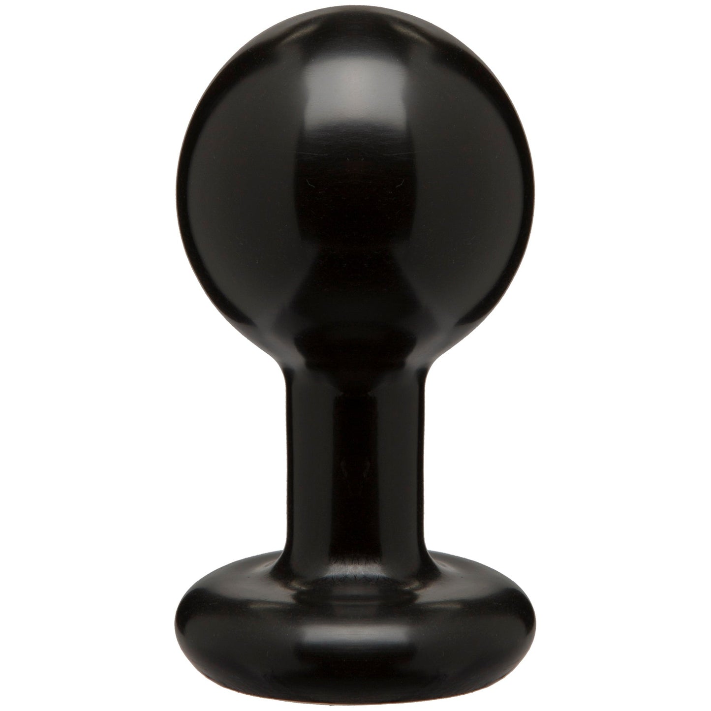 Round Butt Plug - Medium - Black - Not Very Vanilla