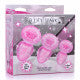 Glitter Gem Anal Plug Set - Pink - Not Very Vanilla