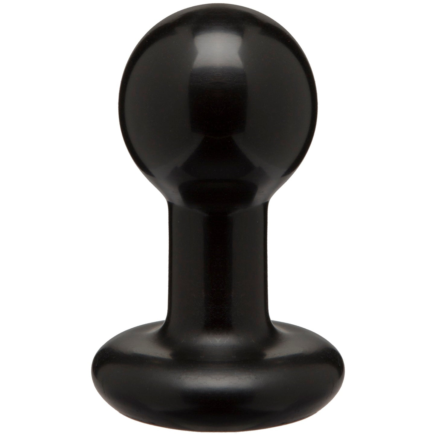 Round Butt Plug - Small - Black - Not Very Vanilla