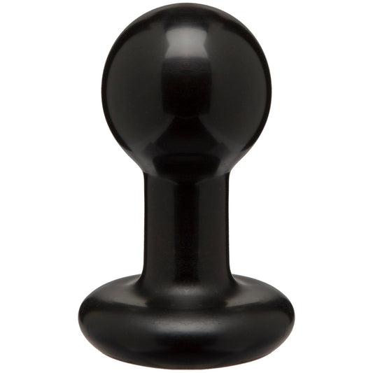 Round Butt Plug - Small - Black - Not Very Vanilla