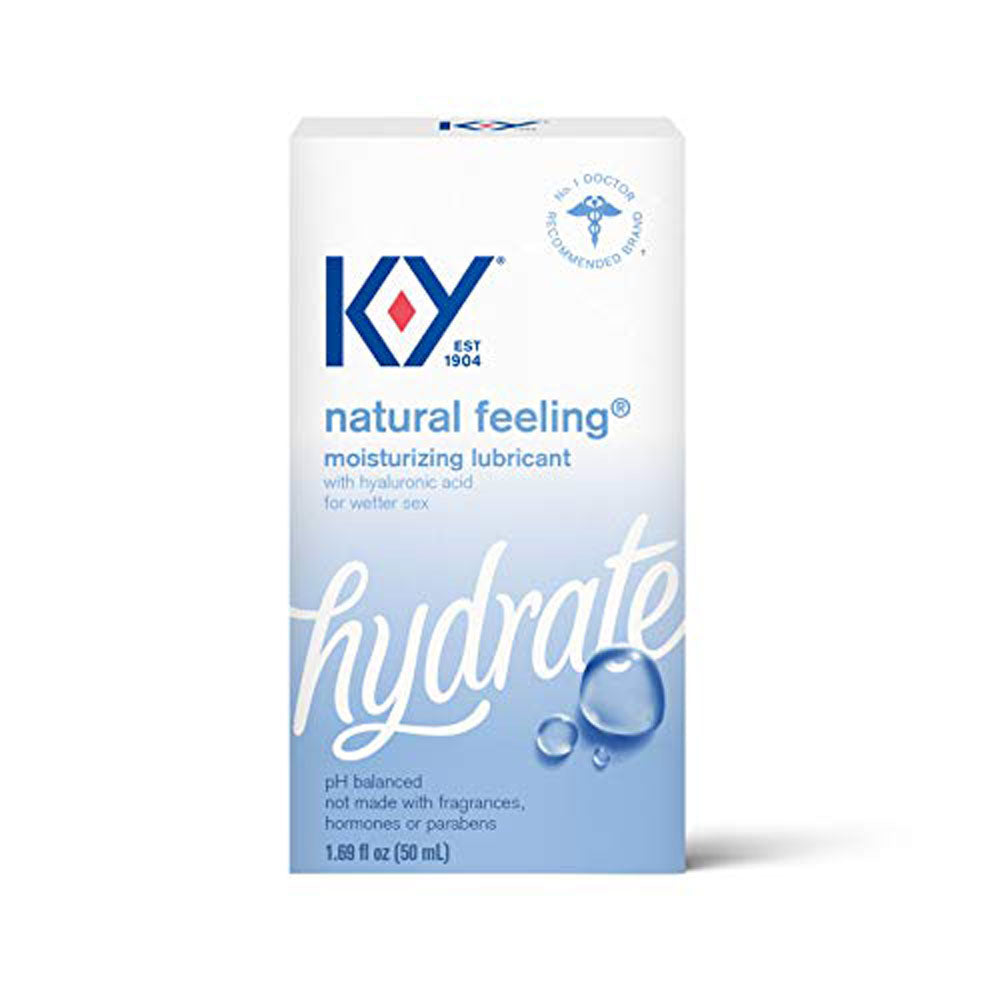 K-Y Natural Feeling Lube With Hyaluronic Acid - 1.69 Fl Oz / 50 ml - Not Very Vanilla