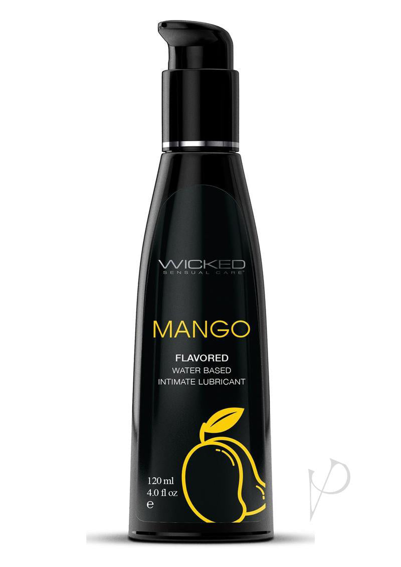 Aqua Mango Flavored Water Based Intimate Lubricant - 4 Fl. Oz. - Not Very Vanilla