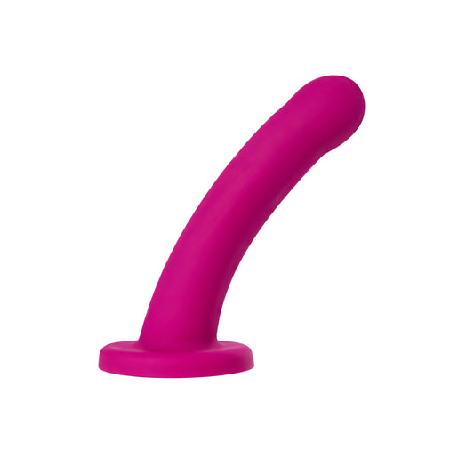 Nexus Collection - Galaxie - 7 Inch Silicone Dildo - Plum - Not Very Vanilla