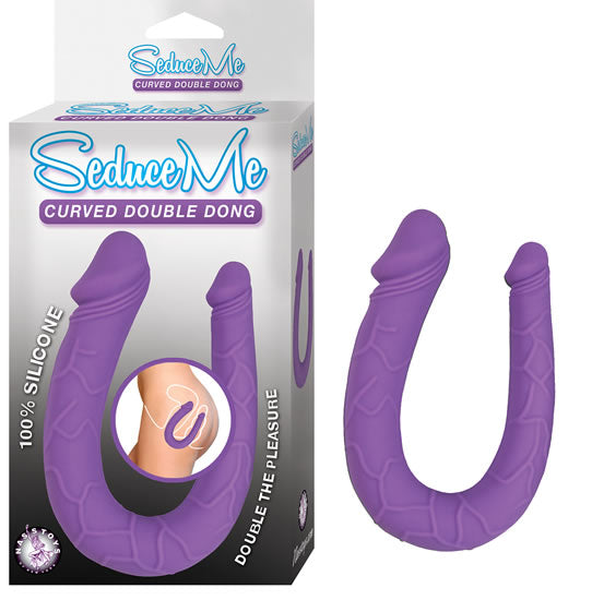 Seduce Me Curved Double Dong - Purple - Not Very Vanilla