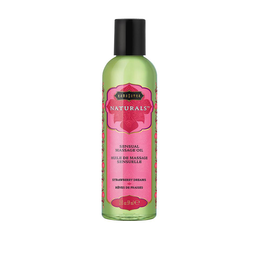 Naturals Massage Oil - Strawberry Dreams - 2 Fl Oz (59 ml) - Not Very Vanilla