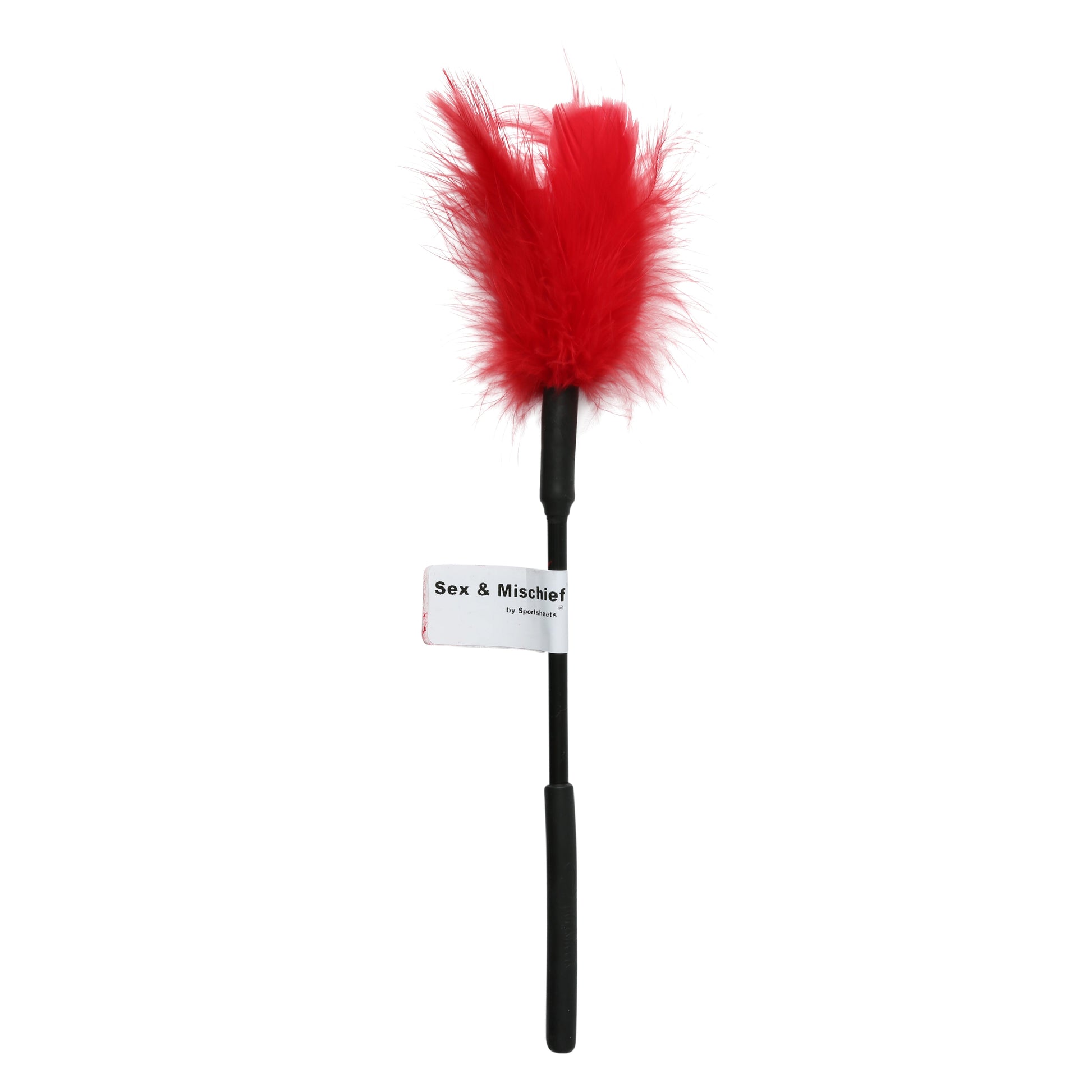 Sex and Mischief Feather Tickler - Red - Not Very Vanilla