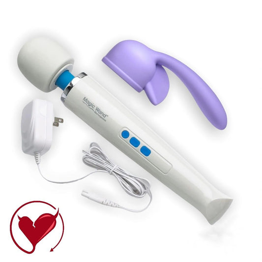 Magic Wand/Fluttering Kiss Dual Stimulation Silicone Wand Attachment Kit - Not Very Vanilla