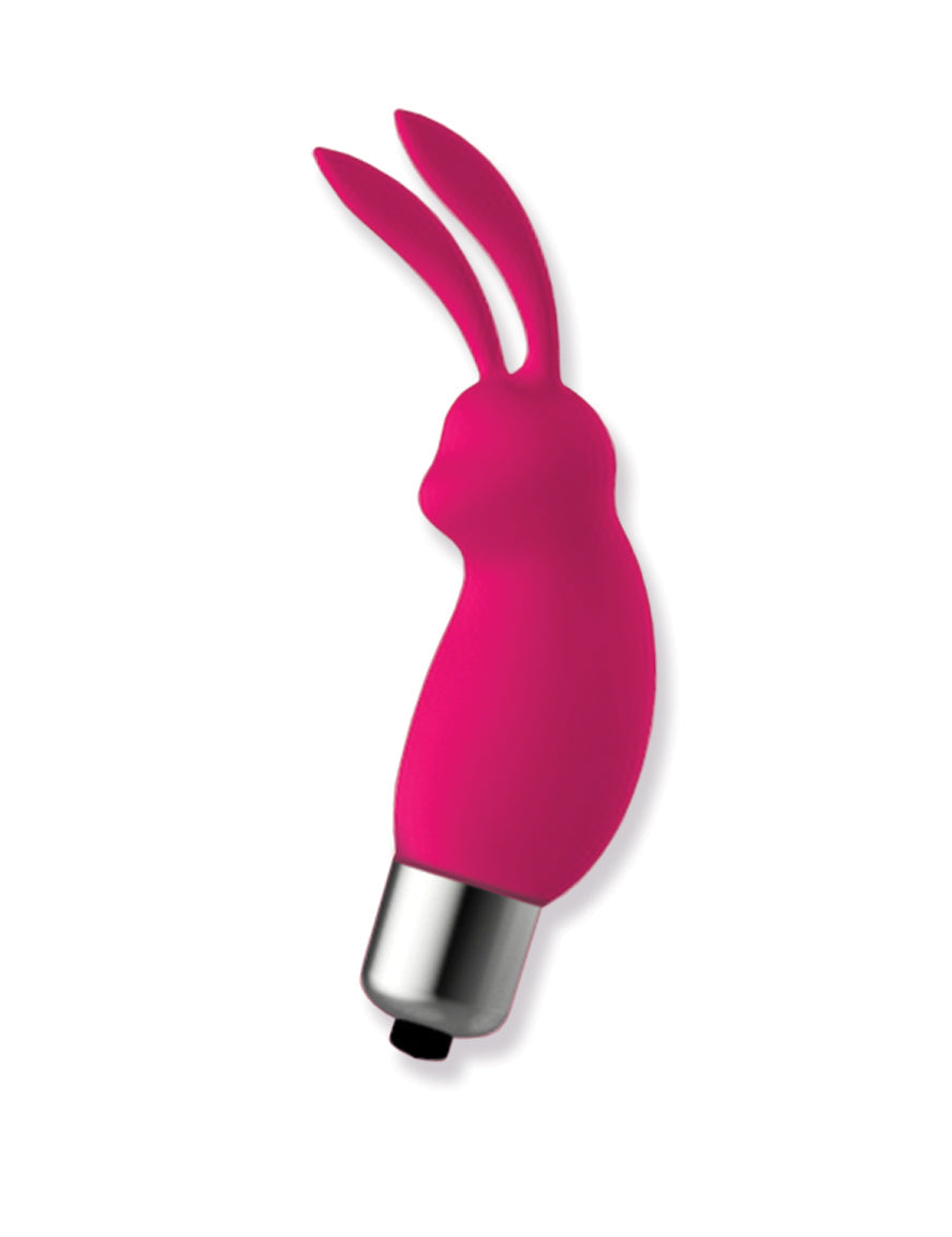 The 9's Silibus Silicone Bunny Bullet - Pink - Not Very Vanilla