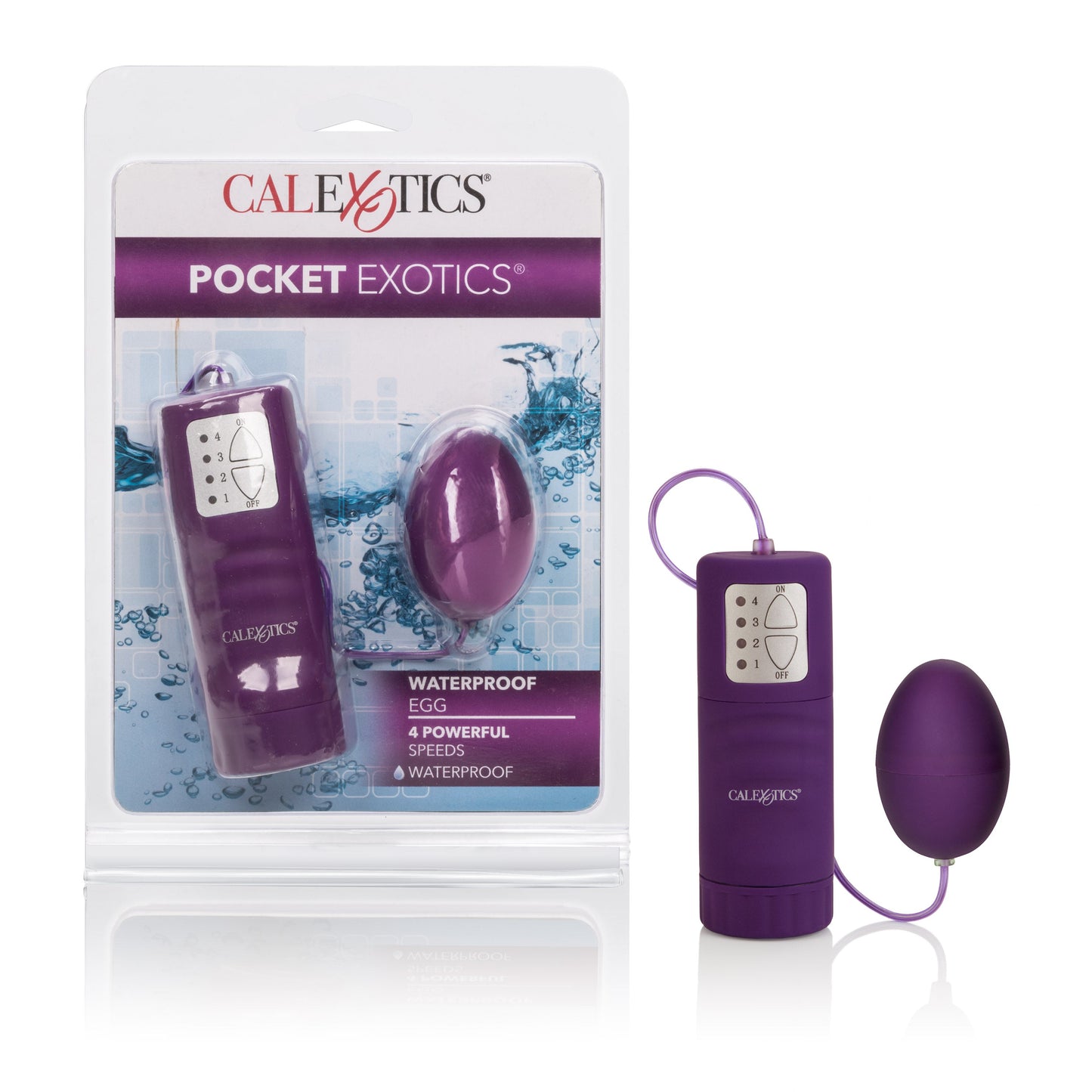 Waterproof Pocket Exotics Waterproof Egg - Purple - Not Very Vanilla