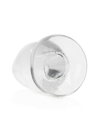 RealRock Crystal Clear 4.5 in. Anal Plug Clear - Not Very Vanilla