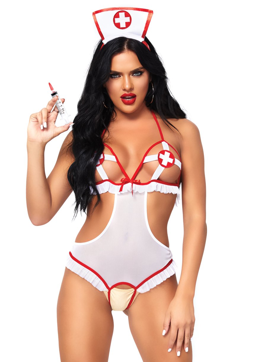 2 Pc. Naughty Nurse - One Size - Not Very Vanilla