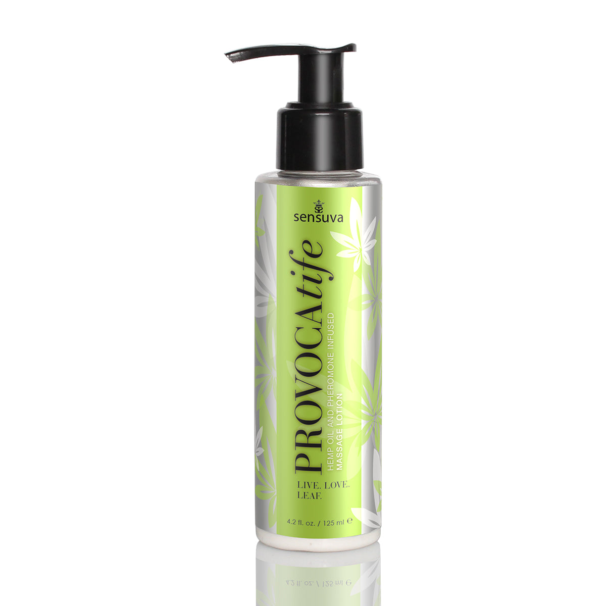 Provocatife Hemp Oil & Pheromone Infused Massage Lotion - 4.2 Fl. Oz. / 125 ml - Not Very Vanilla