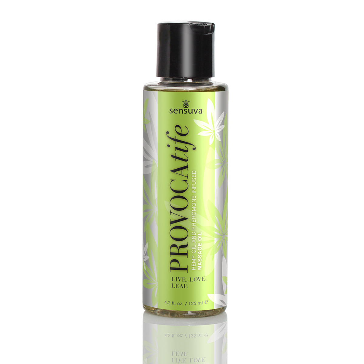 Provocatife Hemp Oil & Pheromone Infused Massage Oil - 4.2 Fl. Oz. / 125 ml - Not Very Vanilla