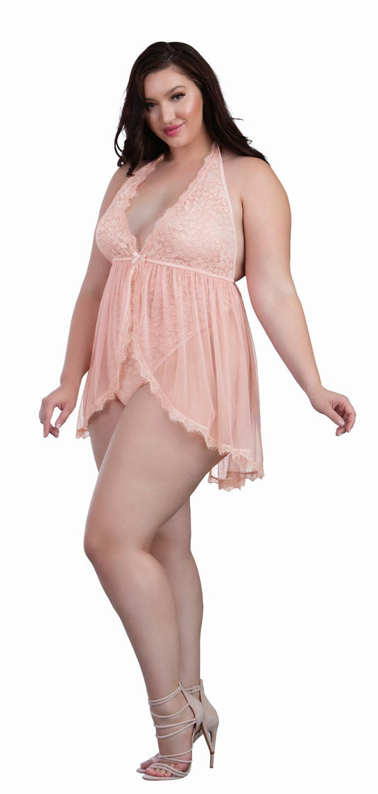 Babydoll - Queen Size - Pink - Not Very Vanilla