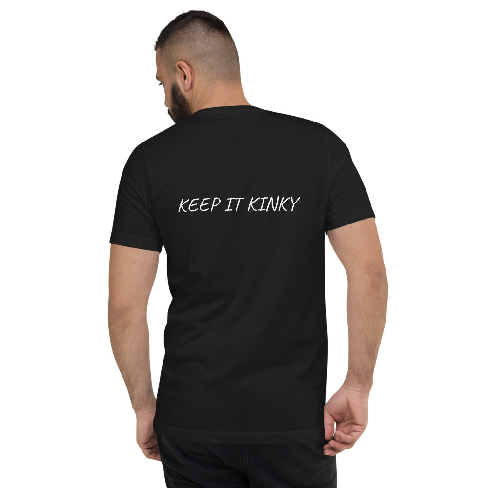 Unisex Short Sleeve V-Neck T-Shirt - Keep it Kinky - Not Very Vanilla