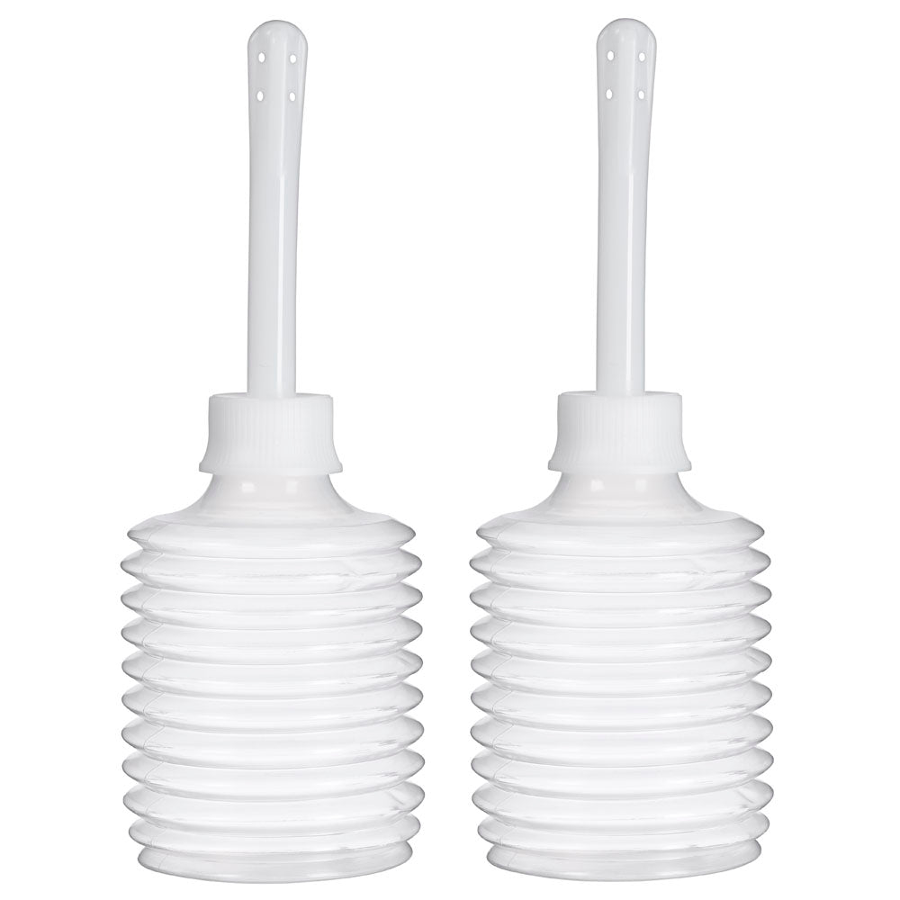 Cloud 9 Fresh and Portable Anal Enema Douche Squeeze Bulb 2 Pack 3.3oz - Not Very Vanilla