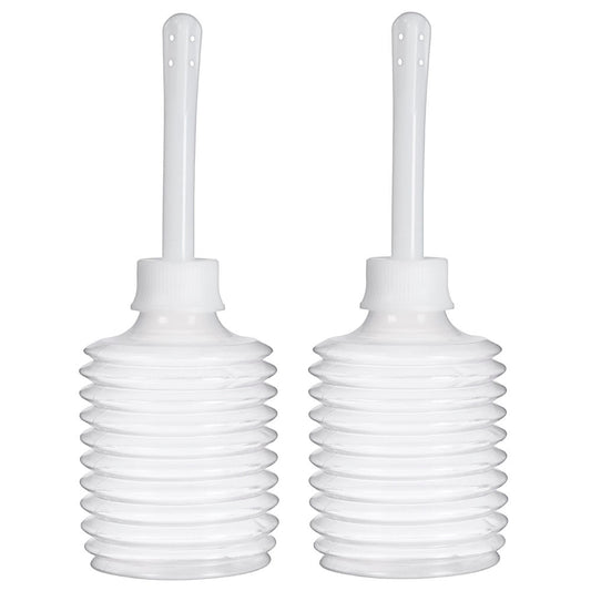 Cloud 9 Fresh and Portable Anal Enema Douche Squeeze Bulb 2 Pack 3.3oz - Not Very Vanilla