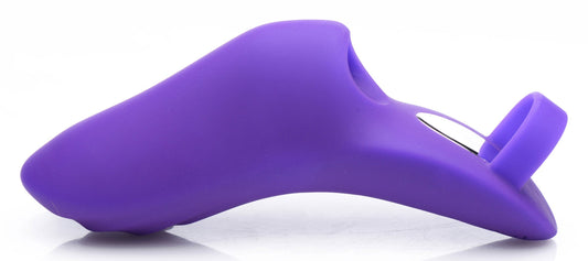 7x Finger Bang Her Pro Silicone Vibrator - Purple FR-AG543PURPLE