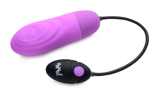 7x Pulsing Rechargeable Silicone Bullet- Purple - Not Very Vanilla