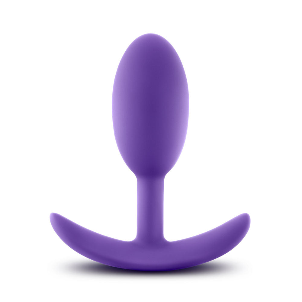 Luxe - Wearable Vibra Slim Plug - Medium - Purple - Not Very Vanilla