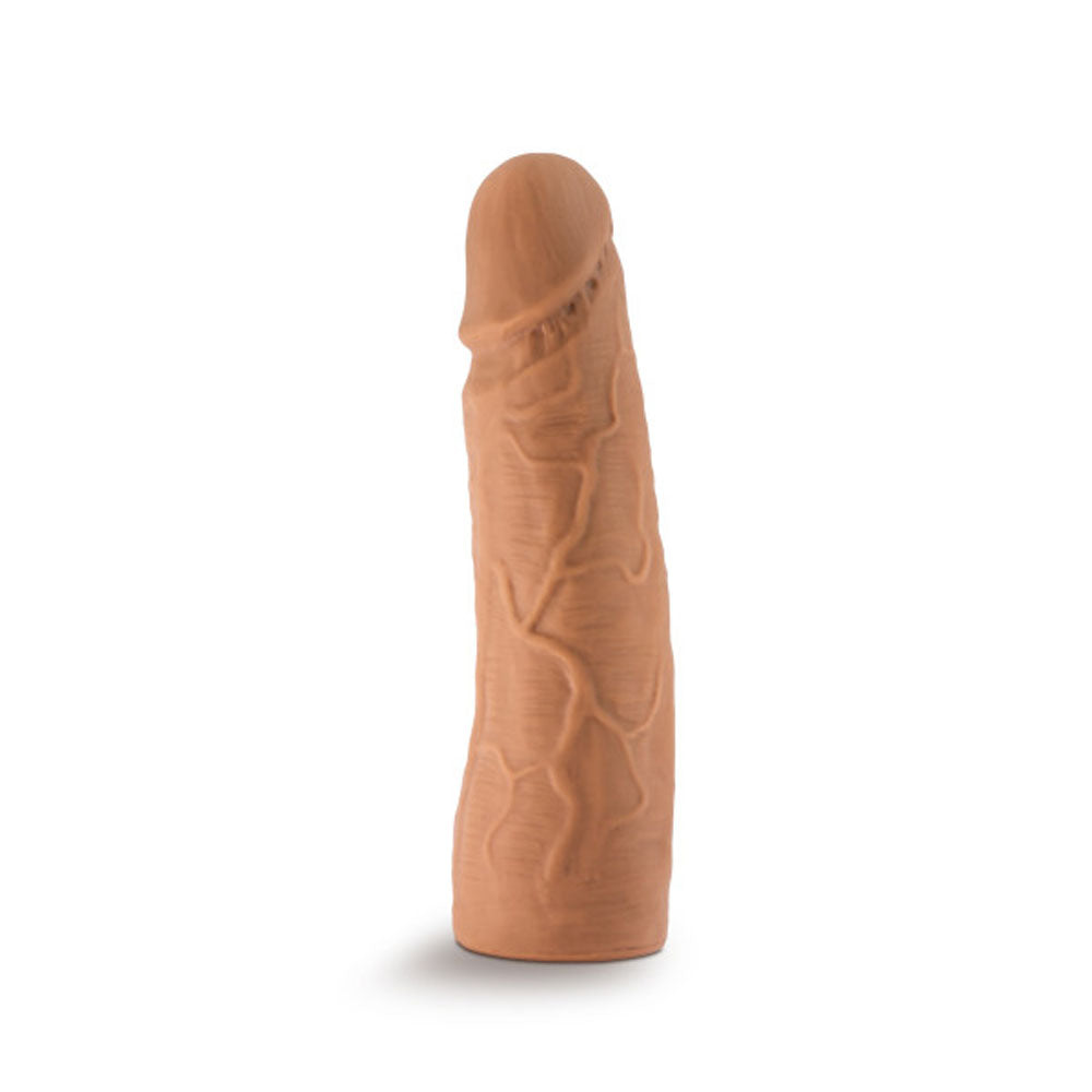 Lock on - 7 Inch Realistic Lock on Dildo - Mocha - Not Very Vanilla