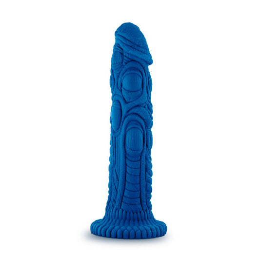 The Realm - Draken - Lock on Dildo - Blue - Not Very Vanilla