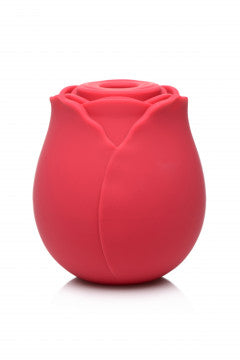 Inmi - Bloomgasm Wild Rose Silicone Suction Stimulator - Red - Not Very Vanilla