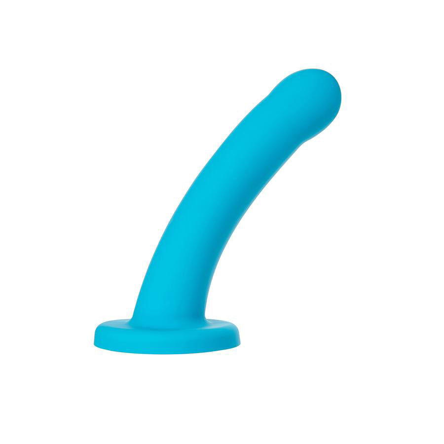 Nexus Collection - Hux - 7 Inch Silicone Dildo - Turquoise - Not Very Vanilla