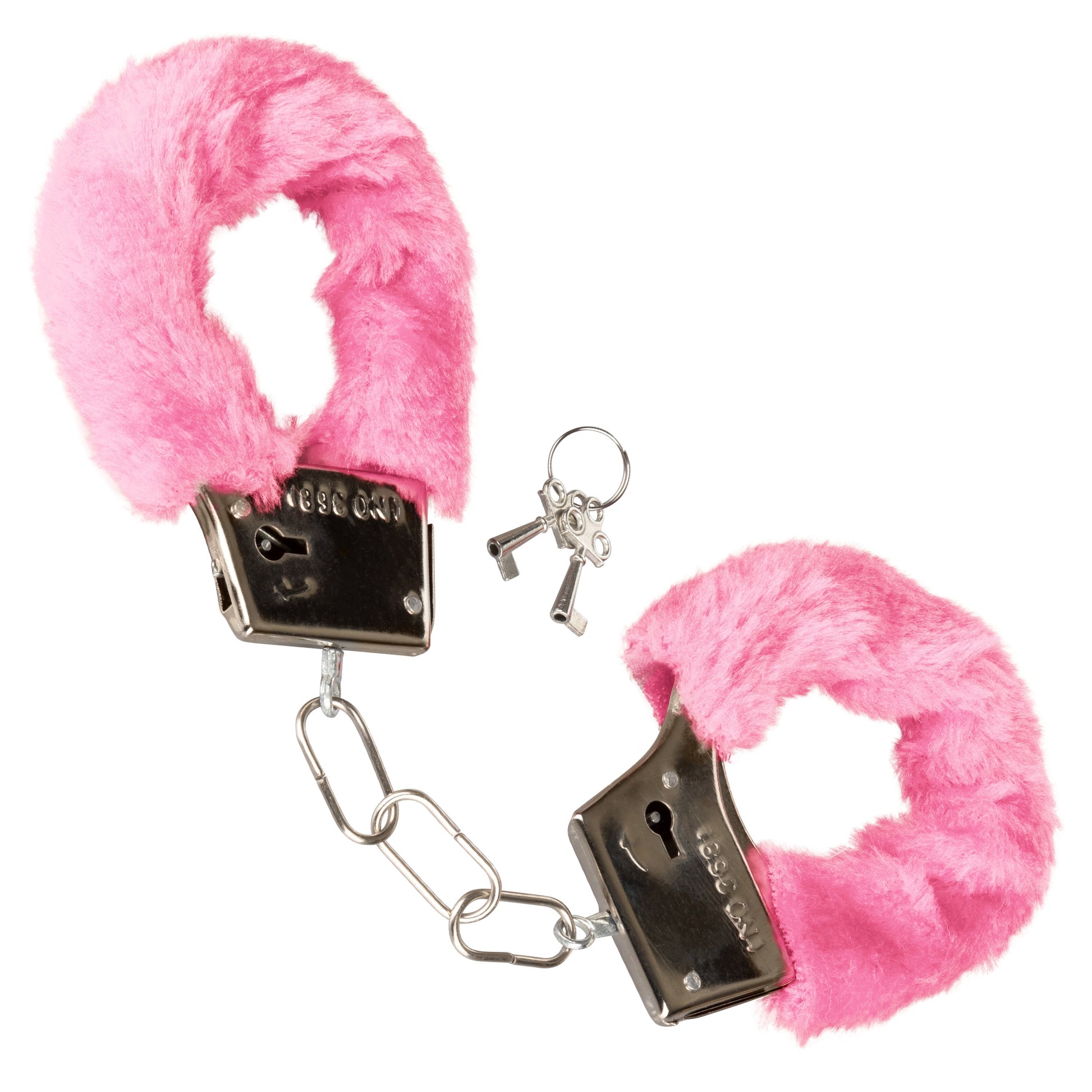 Playful Furry Cuffs - Pink - Not Very Vanilla